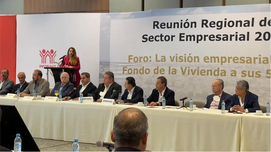 Foro "La visión empresarial en el Fondo de la Vivienda a sus 50 años" - Reunión Regional del Sector Empresarial 2022" de la Dirección Sectorial Empresarial del Infonavit.