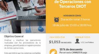 Declaración Informativa de Operaciones con Terceros DIOT